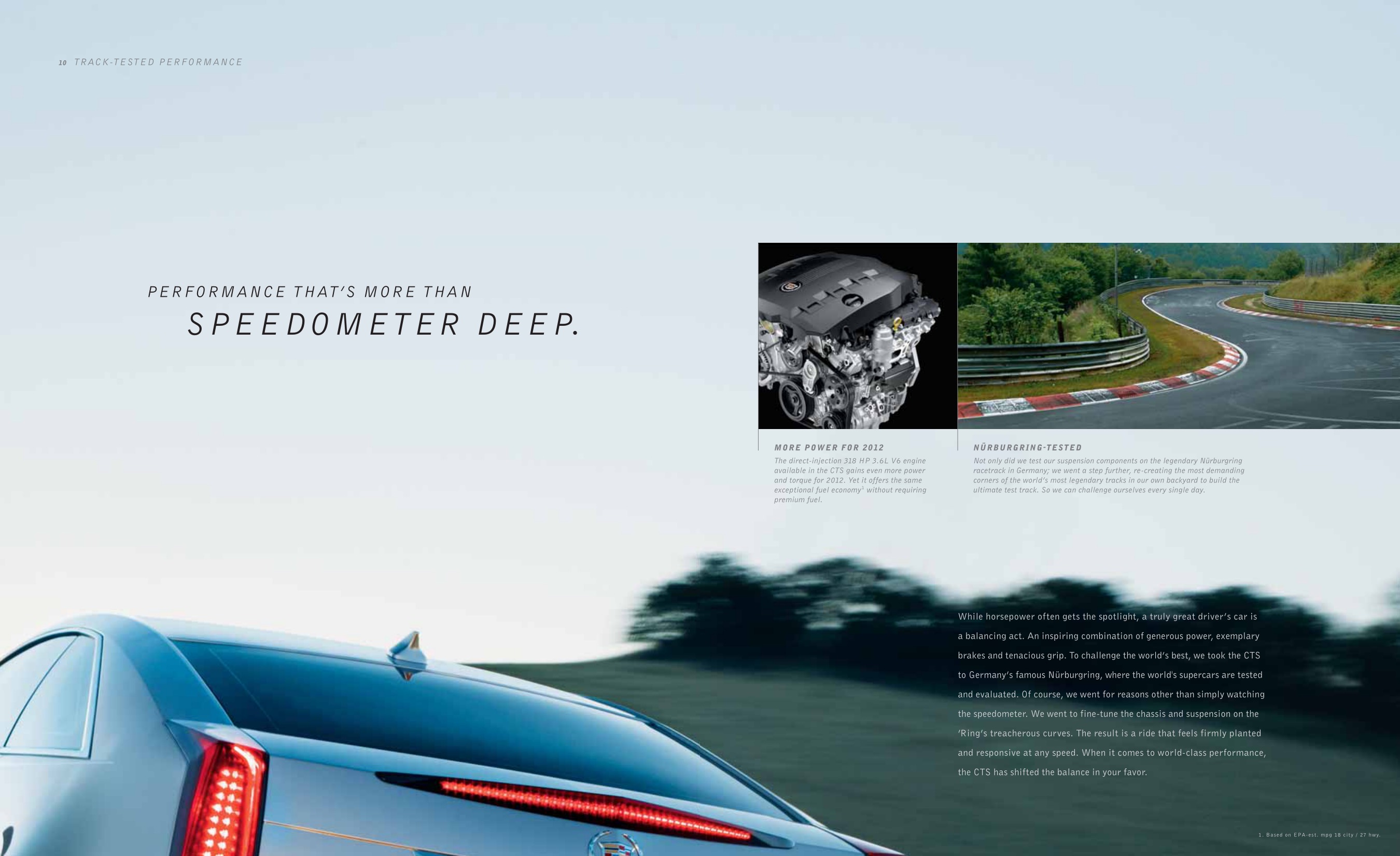 2012 Cadillac CTS Brochure Page 15